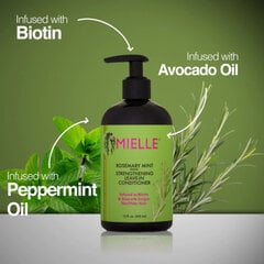 Šampūno ir stiprinamojo, drėkinamojo kondicionieriaus rinkinys Mielle Rosemary Mint Scalp & Hair Strength, 355ml kaina ir informacija | Šampūnai | pigu.lt