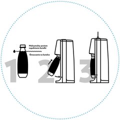 SodaStream TERRA Rinkinys: CO2 Kasetės + FUSE Buteliai + Bolero kaina ir informacija | Gazuoto vandens aparatai ir priedai | pigu.lt