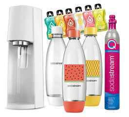 SodaStream Terra: Juodos/Neoninės su 6x Bolera Bonus kaina ir informacija | Gazuoto vandens aparatai ir priedai | pigu.lt