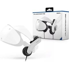 Bionik Mantis Pro ausinės skirtos naudoti su PlayStation VR/VR2 baltos-juodos kaina ir informacija | Žaidimų kompiuterių priedai | pigu.lt