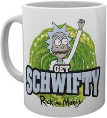 Rick and Morty - Mug 320 ml Get Schwifty kaina ir informacija | Žaidėjų atributika | pigu.lt