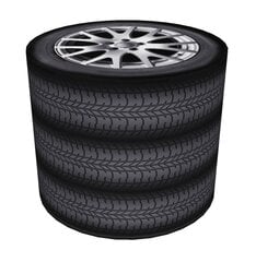 Пуф Bertoni для сада, гостиной, спальни, круглый,  40х40 см, Tyres цена и информация | Садовые стулья, кресла, пуфы | pigu.lt