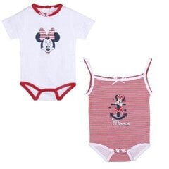 Cerda Group bodžių rinkinys kūdikiams Minnie 2200009301-3-men-62-cm, balti/rožiniai, 2 vnt. kaina ir informacija | Megztiniai, bluzonai, švarkai kūdikiams | pigu.lt