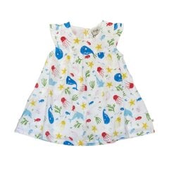 Хлопковое платье Frugi без рукавов (62-68 см, 3-6 месяцев) АУТЛЕТ "Pretty Polly" OFS005SAO0306-izm-62 цена и информация | Юбки, платья для новорожденных | pigu.lt