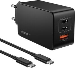 TECKNET USB C įkroviklis, 65 W kaina ir informacija | Krovikliai telefonams | pigu.lt