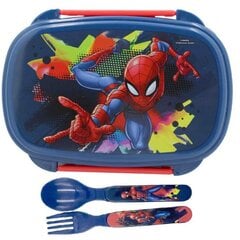 Набор столовых приборов Spiderman Sandwich Box цена и информация | Посуда для хранения еды | pigu.lt