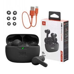 JBL Vibe Beam Black kaina ir informacija | Ausinės | pigu.lt