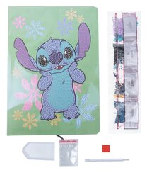 DISNEY CRYSTAL ART Užrašų knygelė „Stitch“ kaina ir informacija | Smėlio dėžės, smėlis | pigu.lt