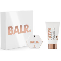 Kosmetikos rinkinys BALR. 2 For Women EDP moterims: kvapusis vanduo 30 ml + dušo želė 150 ml цена и информация | Женские духи | pigu.lt