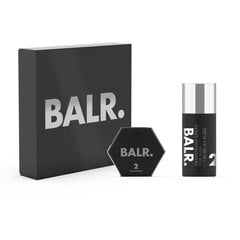 Kosmetikos rinkinys BALR. 2 For Men EDP vyrams: kvapusis vanduo EDP, 50 ml + purškiamas dezodorantas, 150 ml цена и информация | Мужские духи | pigu.lt