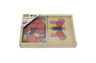 Medinė geometrinė mozaika Viga Toys L-50029, 148 d. цена и информация | Развивающие игрушки | pigu.lt