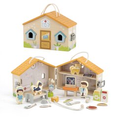 Medinė veterinarijos klinika Viga Toys L-44558 цена и информация | Развивающие игрушки | pigu.lt