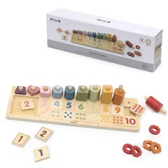 Medinės kaladėlės montessori Viga Toys L-44219, 86 d. цена и информация | Развивающие игрушки | pigu.lt