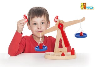 Medinės svarstyklės Viga Toys L-50660 цена и информация | Развивающие игрушки | pigu.lt