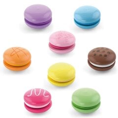 Mediniai pjaustomi macarons Viga Toys L-50807, įvairių spalvų, 8 vnt. kaina ir informacija | Žaislai mergaitėms | pigu.lt