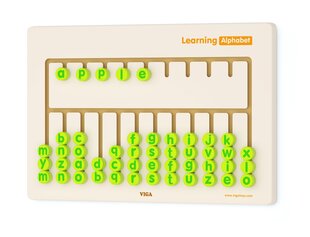 Medinė edukacinė lenta Viga Toys L-50674 kaina ir informacija | Lavinamieji žaislai | pigu.lt