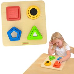 Medinė montessori lenta Masterkidz L-MK08770 kaina ir informacija | Lavinamieji žaislai | pigu.lt