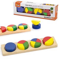 Medinė geometrinių figūrų dėlionė Viga Toys L-58653, 11 d. цена и информация | Развивающие игрушки | pigu.lt