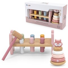 Medinė piramidė Viga Toys L-44210 kaina ir informacija | Lavinamieji žaislai | pigu.lt