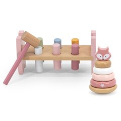 Medinė piramidė Viga Toys L-44210 цена и информация | Развивающие игрушки | pigu.lt