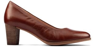 Clarks Women's Kaylin60 Flex Rudos Odos Bateliai kaina ir informacija | Bateliai moterims | pigu.lt