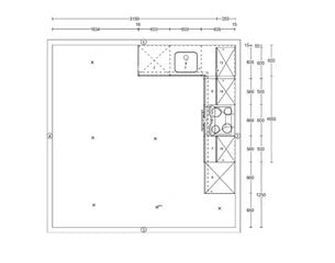 Virtuvės baldų komplektas Hacker, 184x285 cm, pilkas цена и информация | Кухонные гарнитуры | pigu.lt