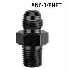 AN4 AN6 AN8 AN10 AN12 Į 1/8 1/4 3/8 1/2 3/4 NPT alyva aušinamas adapteris Universalus tiesus degalų žarnos adapteris vamzdžio sriegio jungtis kaina ir informacija | Auto reikmenys | pigu.lt