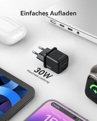 TECKNET 30W USB C įkroviklis kaina ir informacija | Krovikliai telefonams | pigu.lt