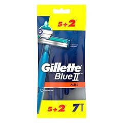 "Gilette Blue2 Plus" vienkartiniai skustuvai 7vnt. kaina ir informacija | Skutimosi priemonės ir kosmetika | pigu.lt