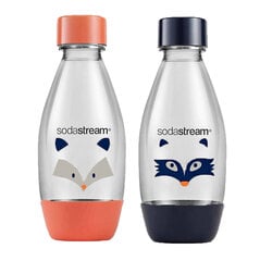 SODASTREAM BUTELIUKAI 0,5 L My Only Bottle - Little Heroes Dvigubas kaina ir informacija | Gazuoto vandens aparatai ir priedai | pigu.lt