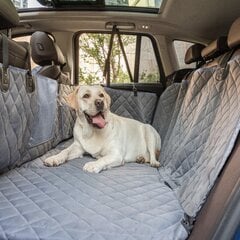 DogGuru automobilio apsauginis sėdynių uždangalas, pilkas, 210x145 cm цена и информация | Дорожные принадлежности | pigu.lt