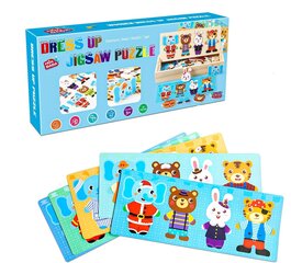 QUOKKA Medinė dėlionė Montessori vaikams kaina ir informacija | Dėlionės (puzzle) | pigu.lt