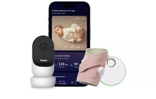 Mobili auklė Owlet Cam 2/Dream Sock, Dusty Rose kaina ir informacija | Mobilios auklės | pigu.lt