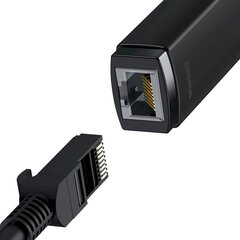 Išorinė tinklo kortelė, Baseus RJ451, LAN USB A tipo RJ45, 100Mbps., pilkos spalvos kaina ir informacija | Komponentų priedai | pigu.lt