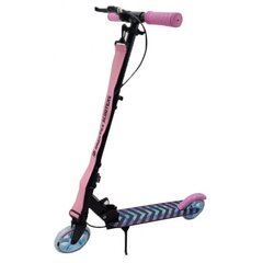 Motoroleris Raven Pastelle Black/Pink 145mm su rankiniu stabdžiu ir priekiniu amortizatoriumi + skambučiu kaina ir informacija | Paspirtukai | pigu.lt