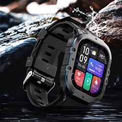 Išmanusis laikrodis C26 Men Outdoor Sport Bluetooth Call 1,96" AMOLED didelio ekrano sveikatos monitorius, fitneso stebėjimo išmanusis laikrodis kaina ir informacija | Išmanieji laikrodžiai (smartwatch) | pigu.lt