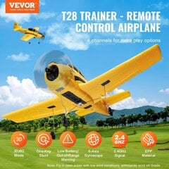 RC lėktuvo žaislas Vevor, 2,4 GHz, 3D / 6G režimas kaina ir informacija | Žaislai berniukams | pigu.lt