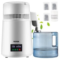 Vandens distiliatorius Vevor, 750W, 1 L/H, 4L talpa kaina ir informacija | Vandens filtrai, valymo įrenginiai | pigu.lt