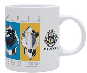 Harry Potter - Mug 320 ml House Crests Simple kaina ir informacija | Žaidėjų atributika | pigu.lt