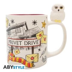 Harry Potter - Mug 3D Handle Hedwig & Privet Drive kaina ir informacija | Žaidėjų atributika | pigu.lt