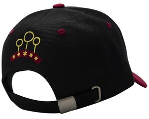 Harry Potter - Cap Black & Red Quidditch kaina ir informacija | Žaidėjų atributika | pigu.lt