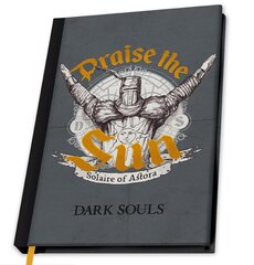 Dark Souls - Notebook A5 "Praise the Sun" kaina ir informacija | Žaidėjų atributika | pigu.lt