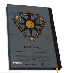 Dark Souls - Notebook A5 "Praise the Sun" kaina ir informacija | Žaidėjų atributika | pigu.lt