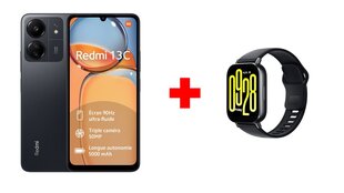 Xiaomi Redmi 13C 8/256GB Midnight Black + Xiaomi Redmi Watch 5 Active Midnight Black цена и информация | Мобильные телефоны | pigu.lt