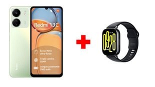 Xiaomi Redmi 13C 8/256GB Clover Green + Xiaomi Redmi Watch 5 Active Midnight Black цена и информация | Мобильные телефоны | pigu.lt