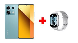 Xiaomi Redmi Note 13 5G 8/256GB Ocean Teal + Xiaomi Redmi Watch 5 Active Matte Silver kaina ir informacija | Mobilieji telefonai | pigu.lt