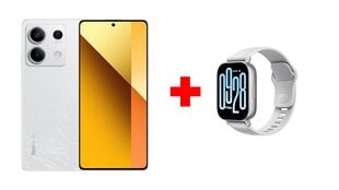 Xiaomi Redmi Note 13 5G 8/256GB Arctic White + Xiaomi Redmi Watch 5 Active Matte Silver kaina ir informacija | Mobilieji telefonai | pigu.lt