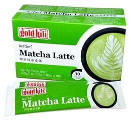 Matcha Latte paruoštas žaliosios arbatos pieno gėrimas Gold Kili, 10x25g kaina ir informacija | Arbata | pigu.lt