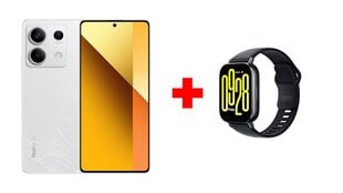 Xiaomi Redmi Note 13 5G 8/256GB Arctic White + Xiaomi Redmi Watch 5 Active Midnight Black цена и информация | Мобильные телефоны | pigu.lt