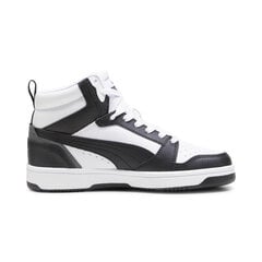 Puma Avalynė Paaugliams Rebound V6 Mid Jr White White Black 393831 01 393831 01/5.5 kaina ir informacija | Kedai vyrams | pigu.lt